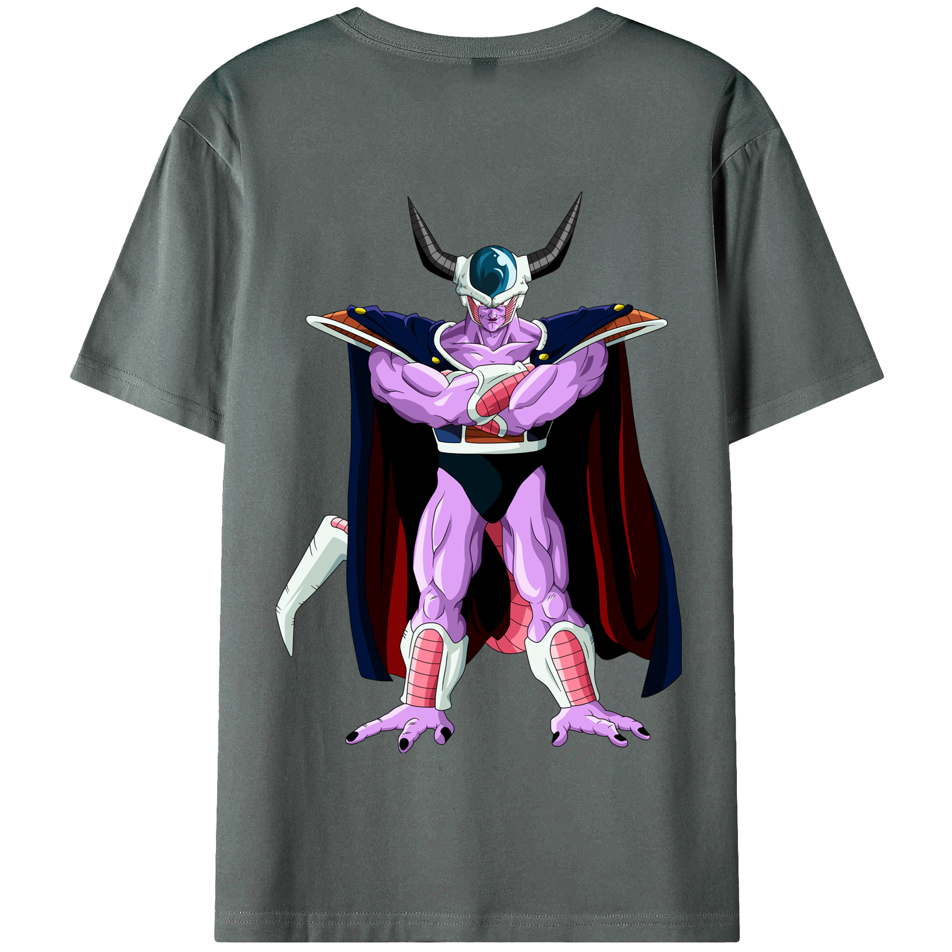 （画像用） ドラゴンボール コルド大王 DRAGON BALL King Cold 綿100％半袖Tシャツ（背面プリント）